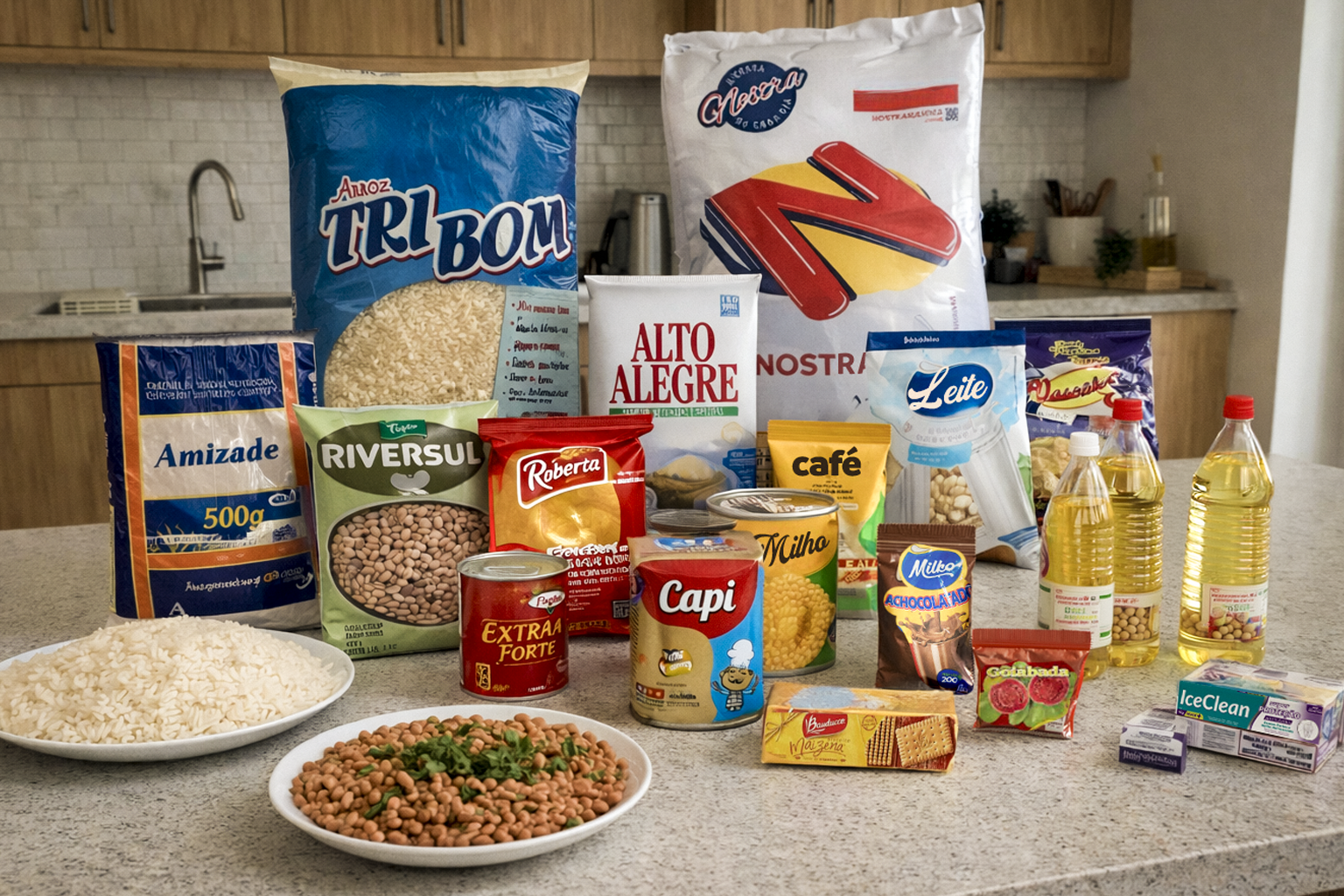 Caixa de Cesta Básica Nostra Mamma